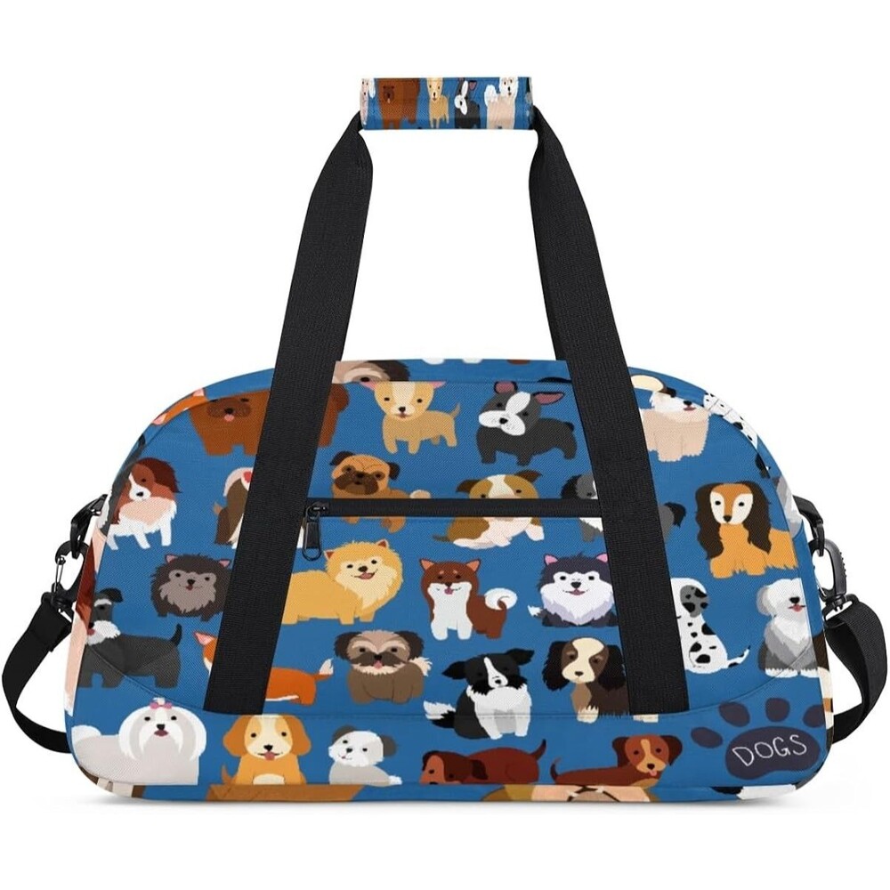Puppy Dogs Small Travel Duffel for Sports, Overnight, Weekender, etc
